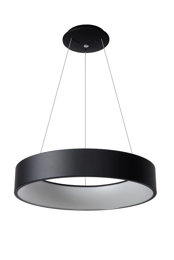 Lucide TALOWE LED - Suspension - Ø 60 cm - LED Dim. - 1x39W 3000K - Noir - éteint